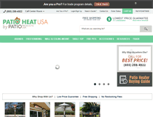 Tablet Screenshot of patioheatusa.com